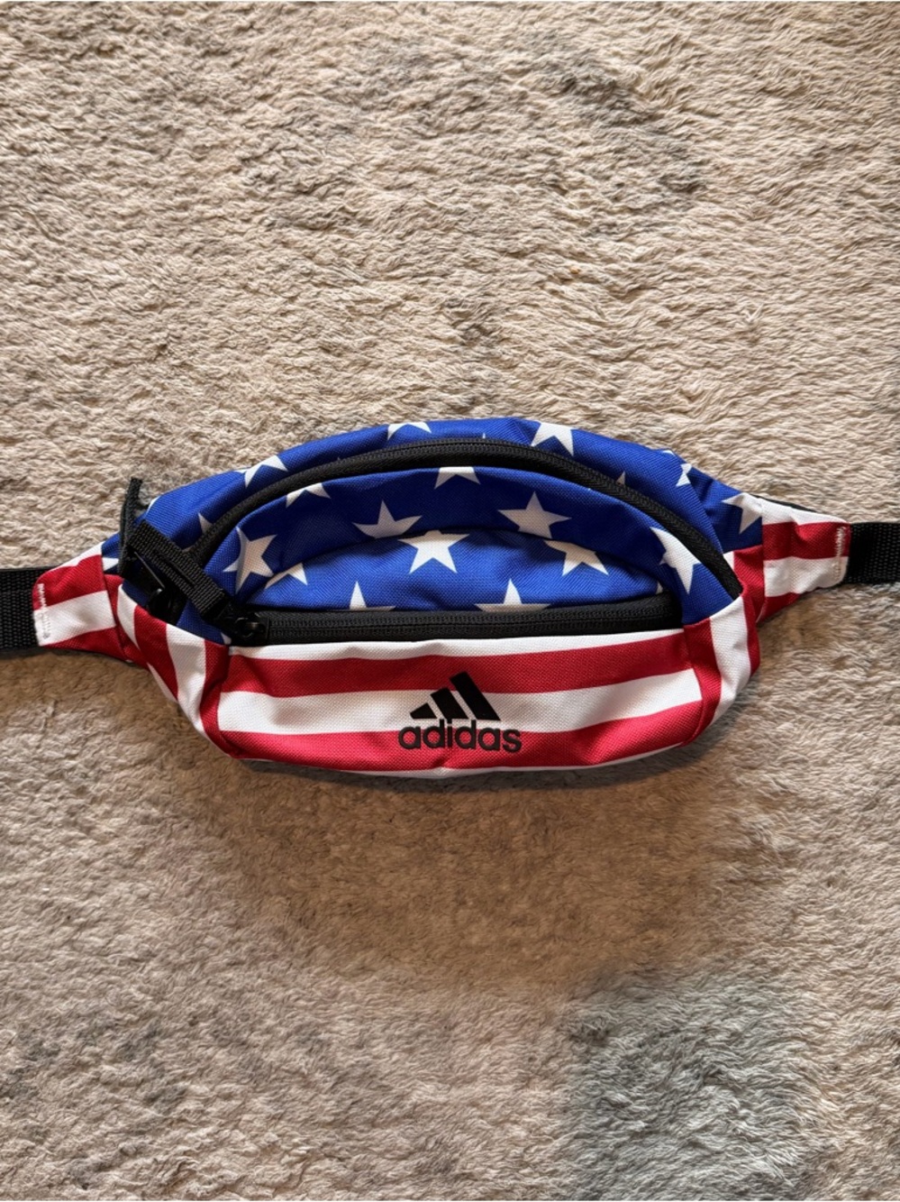 adidas Stars & Stripes Waist Pack in Red, White & Blue